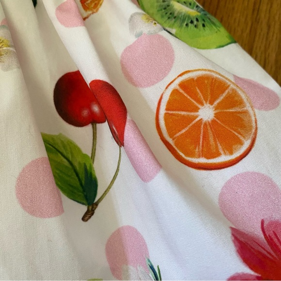 MonnaLisa Italy Fruit Print Skirt - Picture 7 of 12
